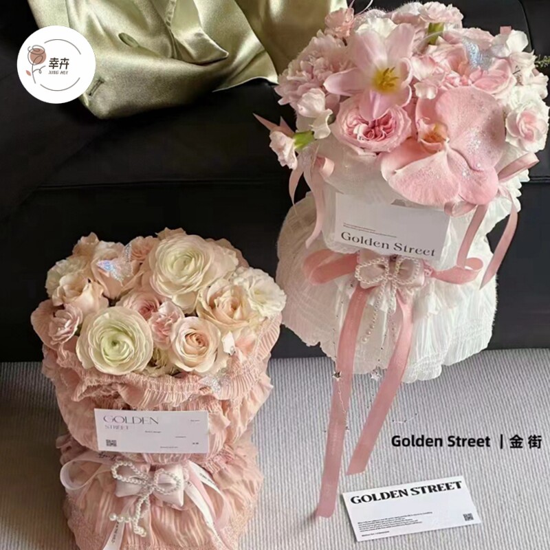 鲜花包装材料少女裙包花网纱