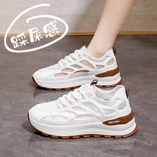 鞋footwear fashion outdoor shoes运动鞋女网面薄款透气轻便百搭