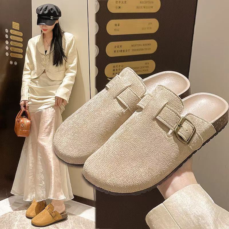 mules clogs slippers slides footwear cork shoes勃肯鞋女鞋子