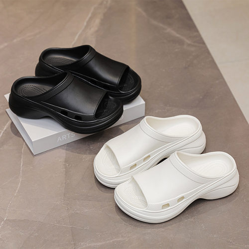 outdoor sandals slippers slides shoes footwear巴黎家厚底拖鞋