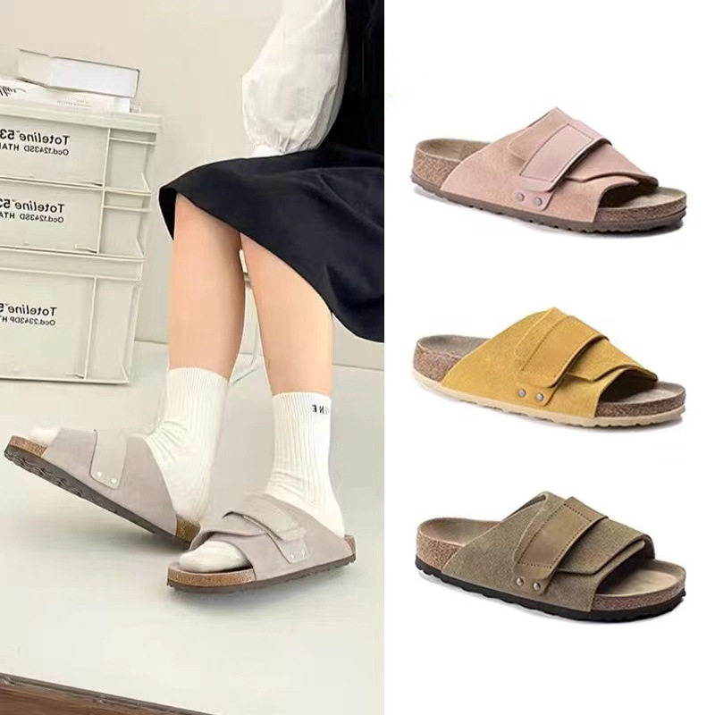 Clogs Man Women Cork Mules Sandal Slippers Slides拖鞋全牛皮