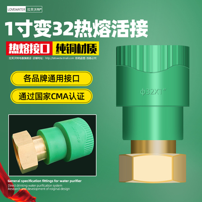 全铜ppr活接前置过滤器1寸