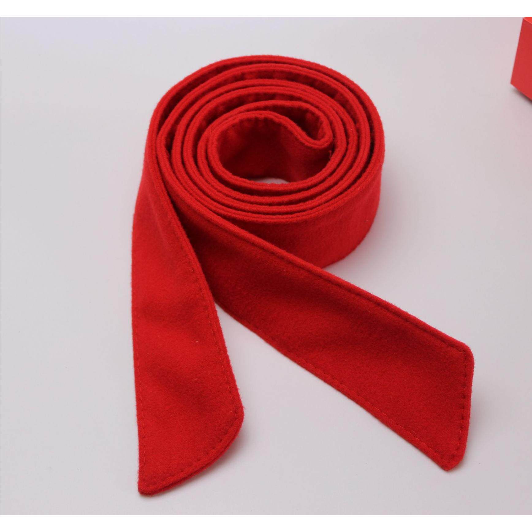 风衣腰带双面毛呢绒大衣外套蝴蝶结装饰军绿黑色绑带宽飘带女收腰