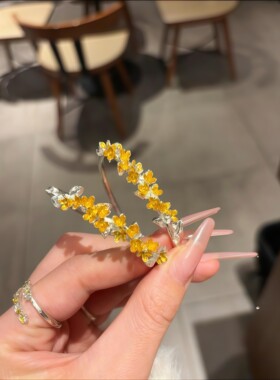 月桂花轻奢手镯小众精致送女友礼物手饰2025新款手链饰品高颜值