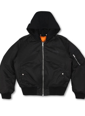 SOD Co. 飞行员夹克 “Narcoleptic”Bomber 黑色秋冬外套连帽
