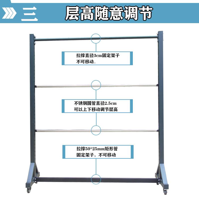 纺织布料布卷展示架面料架子家纺桌布塑料薄膜布展架展会挂布货架