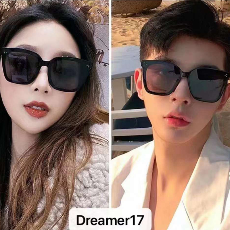 2023新款时尚明星同款太阳镜复古偏光大框墨镜男士大脸配近视女潮