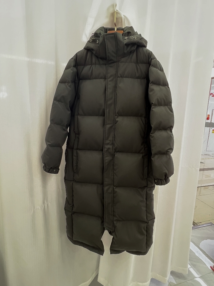 新款中戏亮世秋同款羽绒服男女情侣长款加厚白鸭绒宽松保暖长校服