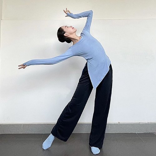 速发舞中服春秋上衣舞代尔古典舞练功服艺考形体训练舞蹈国莫服