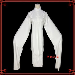 速发戏曲练功水袖 剧台京戏舞剧练功服青衣花旦素褶子青衣对披 服装