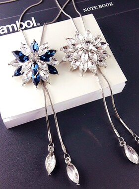 简约项链毛衣链长款百搭秋冬韩国个性新款装饰衣服配饰女挂件饰品