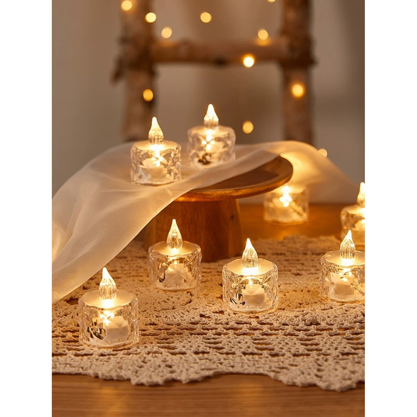 led氛围灯迷你电子蜡烛灯生日布置求婚表白气氛灯户外灯具引路灯