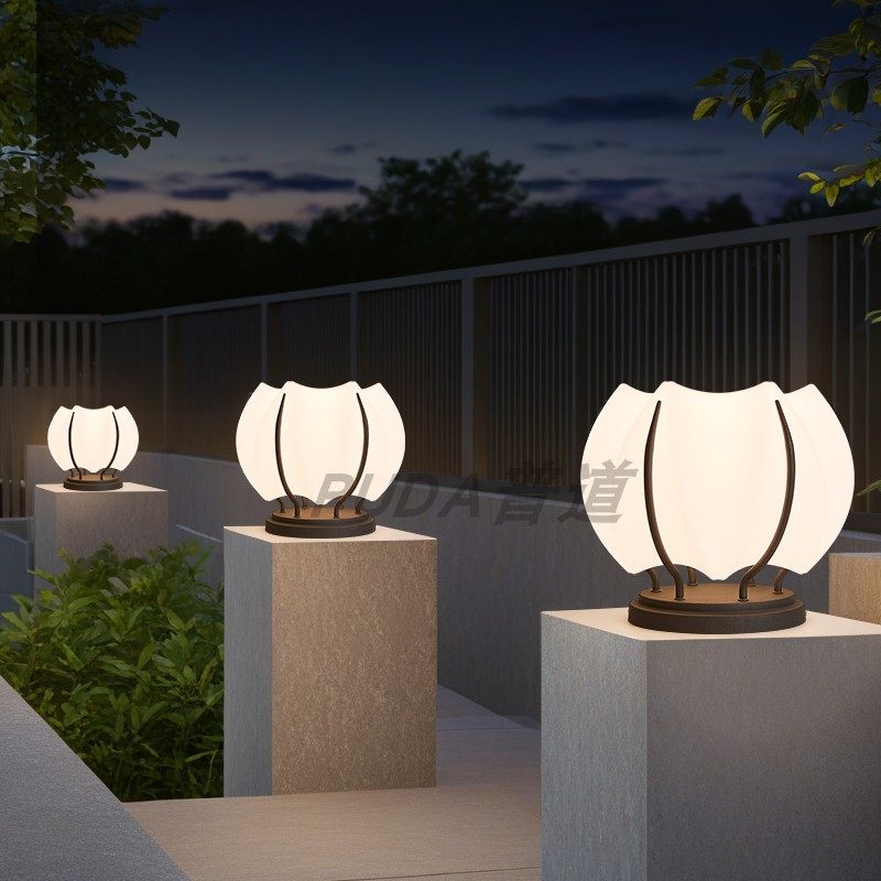 太阳能门柱灯庭院柱头灯别墅大门两侧柱子灯接电两用超亮围墙灯,家装灯饰光源,柱头灯,淘宝优惠券,粉丝福利购,淘宝优惠卷