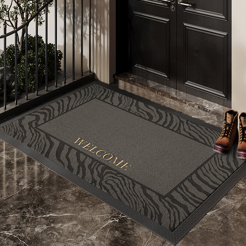 灰色玄关地垫入户门垫大门口进门脚垫刺绣防滑耐脏耐磨室外门外毯,居家布艺,入户地垫,淘宝优惠券,粉丝福利购,淘宝优惠卷