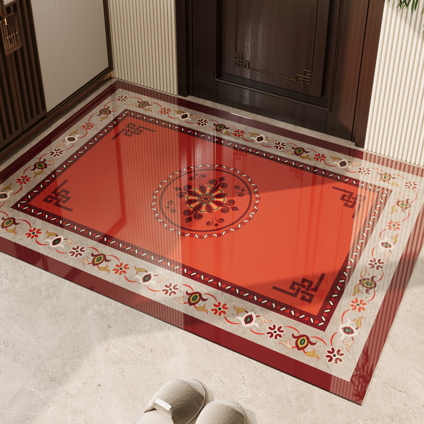 软玻璃可裁剪入户门地垫玄关大门口进门脚垫透明防滑耐脏耐磨地毯,居家布艺,入户地垫,淘宝优惠券,粉丝福利购,淘宝优惠卷