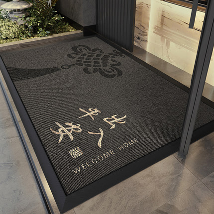灰色入户门地垫玄关大门口进门脚垫门外防滑除尘耐脏耐磨门外地毯