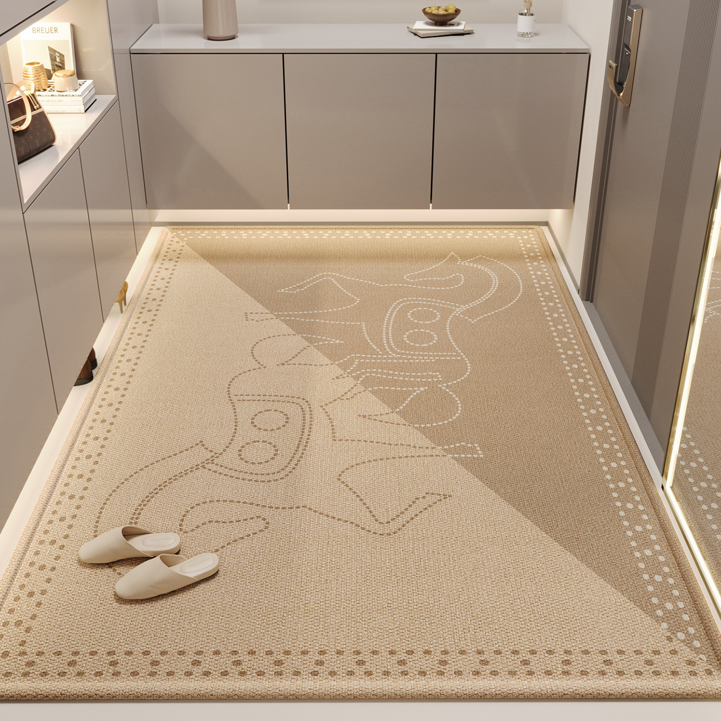 可裁剪入户门地垫轻奢高级感2025新款玄关大门口进门脚垫防滑地毯