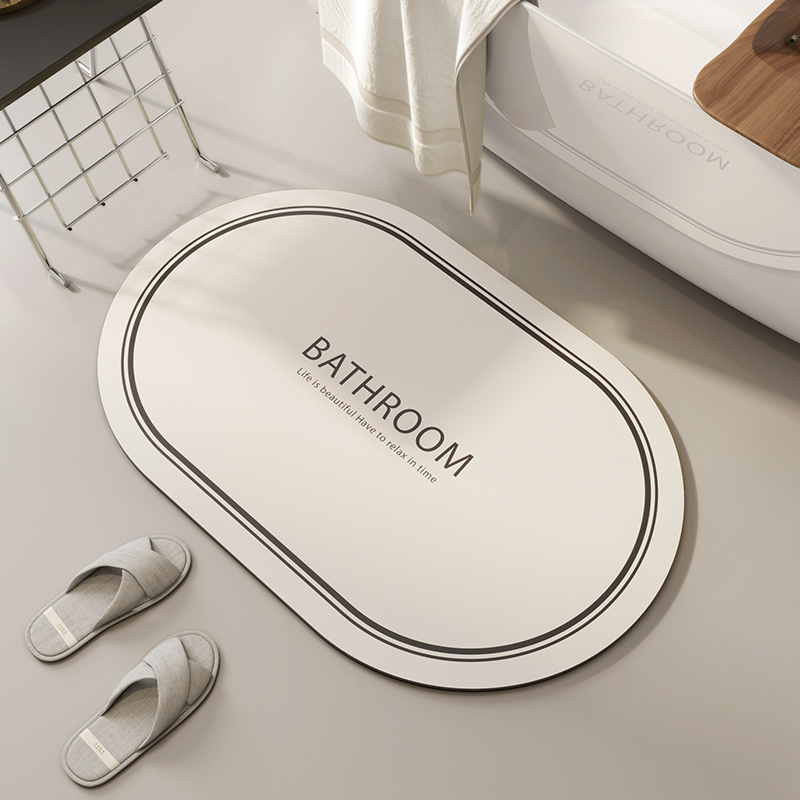 硅藻泥浴室防滑垫卫生间防摔