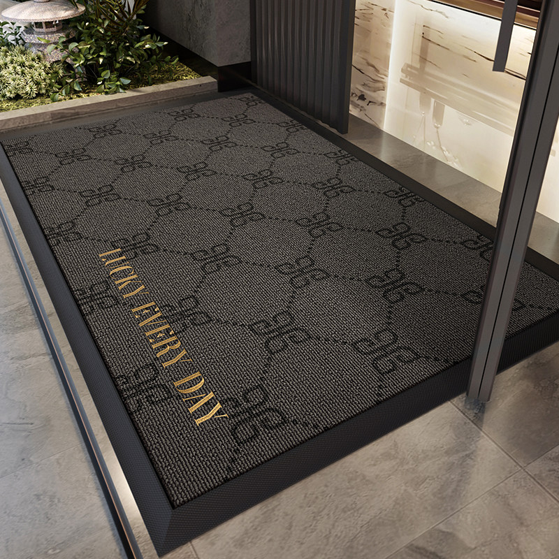 地垫入户门垫灰色玄关大门口进门脚垫刺绣防滑耐脏耐磨室外门外毯,居家布艺,入户地垫,淘宝优惠券,粉丝福利购,淘宝优惠卷