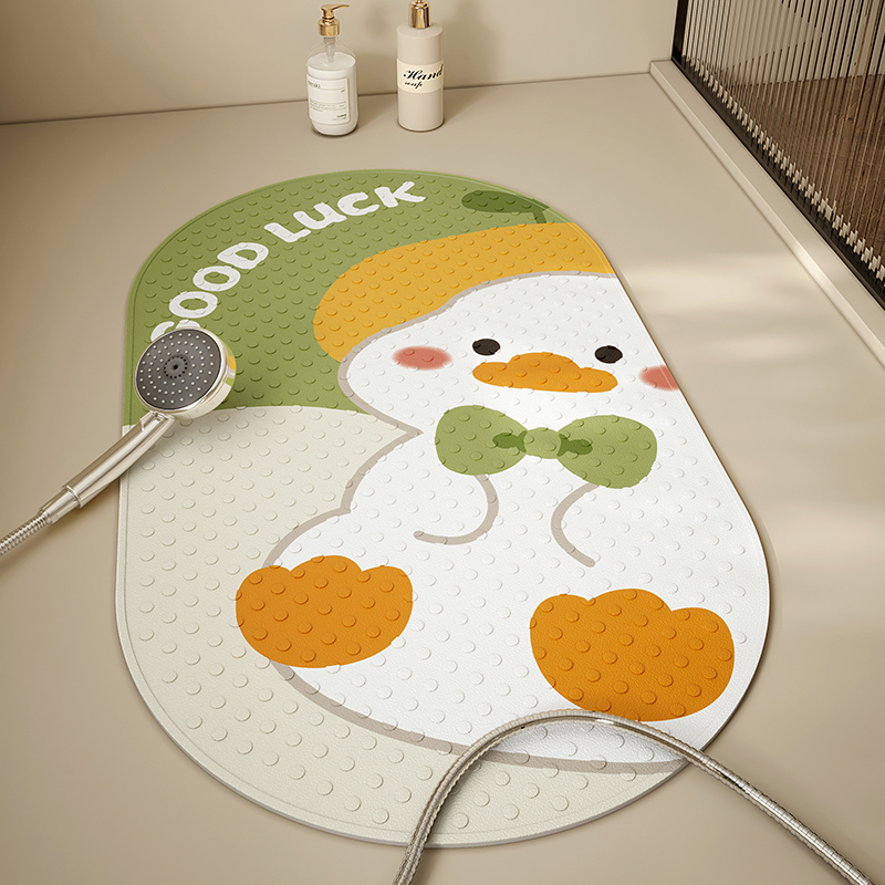 浴室防滑垫椭圆PVC儿童孕妇