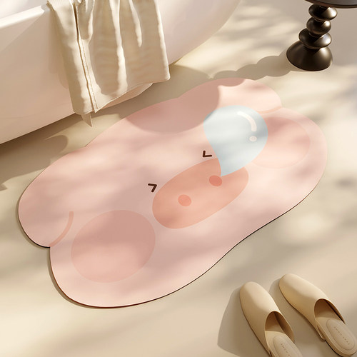 硅藻泥浴室防滑垫卫浴洗手间