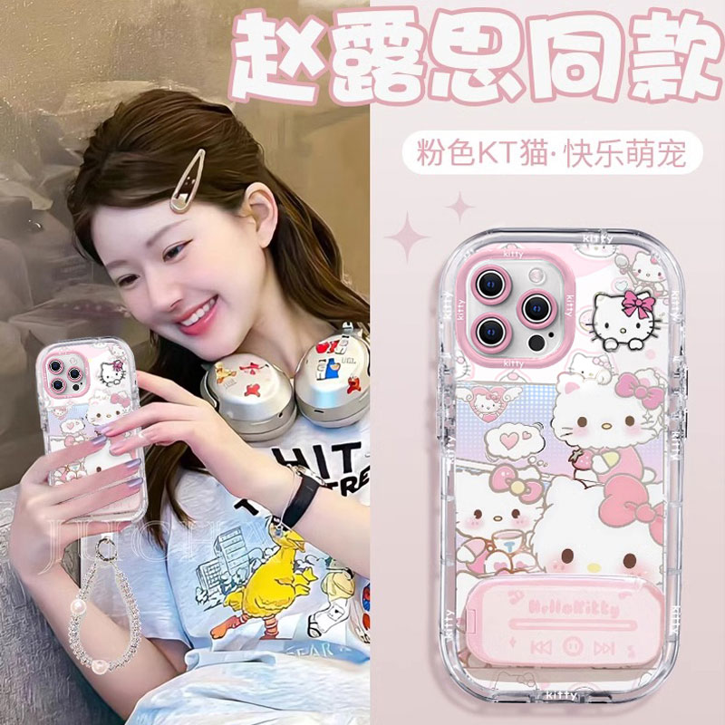 适用苹果系列可爱凯蒂猫防摔外壳
