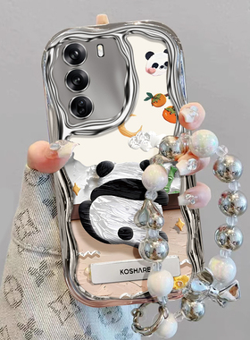 适用OPPOReno12手机壳新款Reno新款Reno11电镀Reno10奶油纹Reno9硅胶REno8防摔reno7se保护套reno6熊猫reno5k