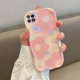 适用于OPPOA53 5G粉色爱心花朵手机壳小清新时尚潮流女OPPOPECM30硅胶保护套全包边防摔壳