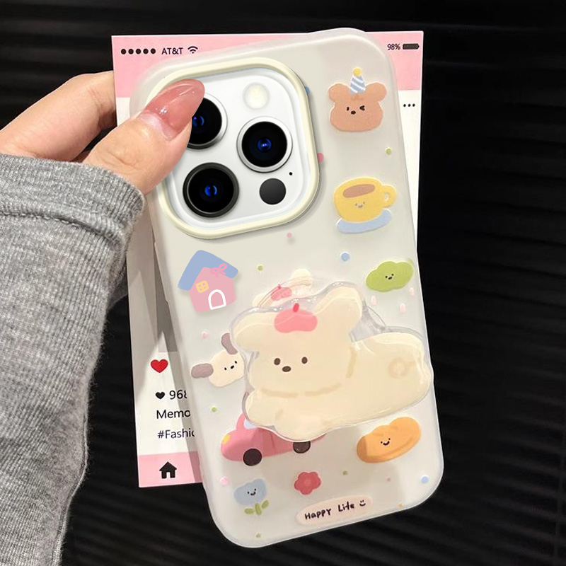 适用苹果系列手机壳全型号插画狗