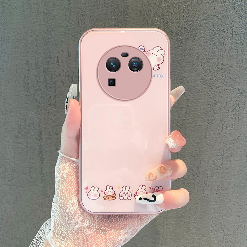 OPPOFindX6玻璃卡通手机壳防摔