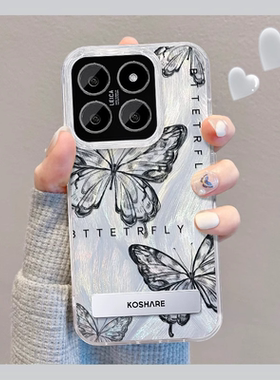 适用于苹果13手机壳iphone12pro硅胶防摔11promax简约mini女网红x/xr小清新7/8plus潮6s全包se2新款黑色蝴蝶