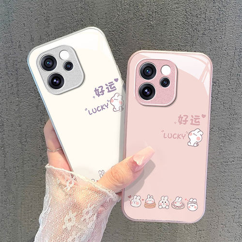 适用OPPORENO15系列兔子玻璃外壳
