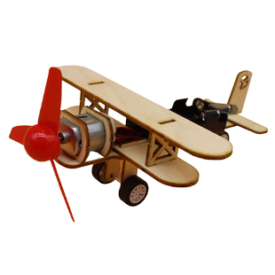 科技制作小发明螺旋桨飞机 儿童中小学生科学实验stem手工diy材料