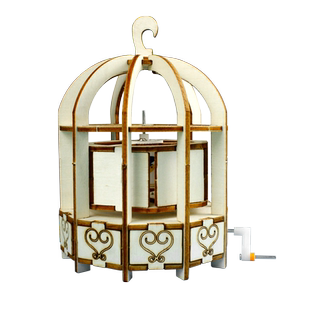 科技小制作小发明 视觉暂留实验笼中鸟 儿童小学生科学手工材料包