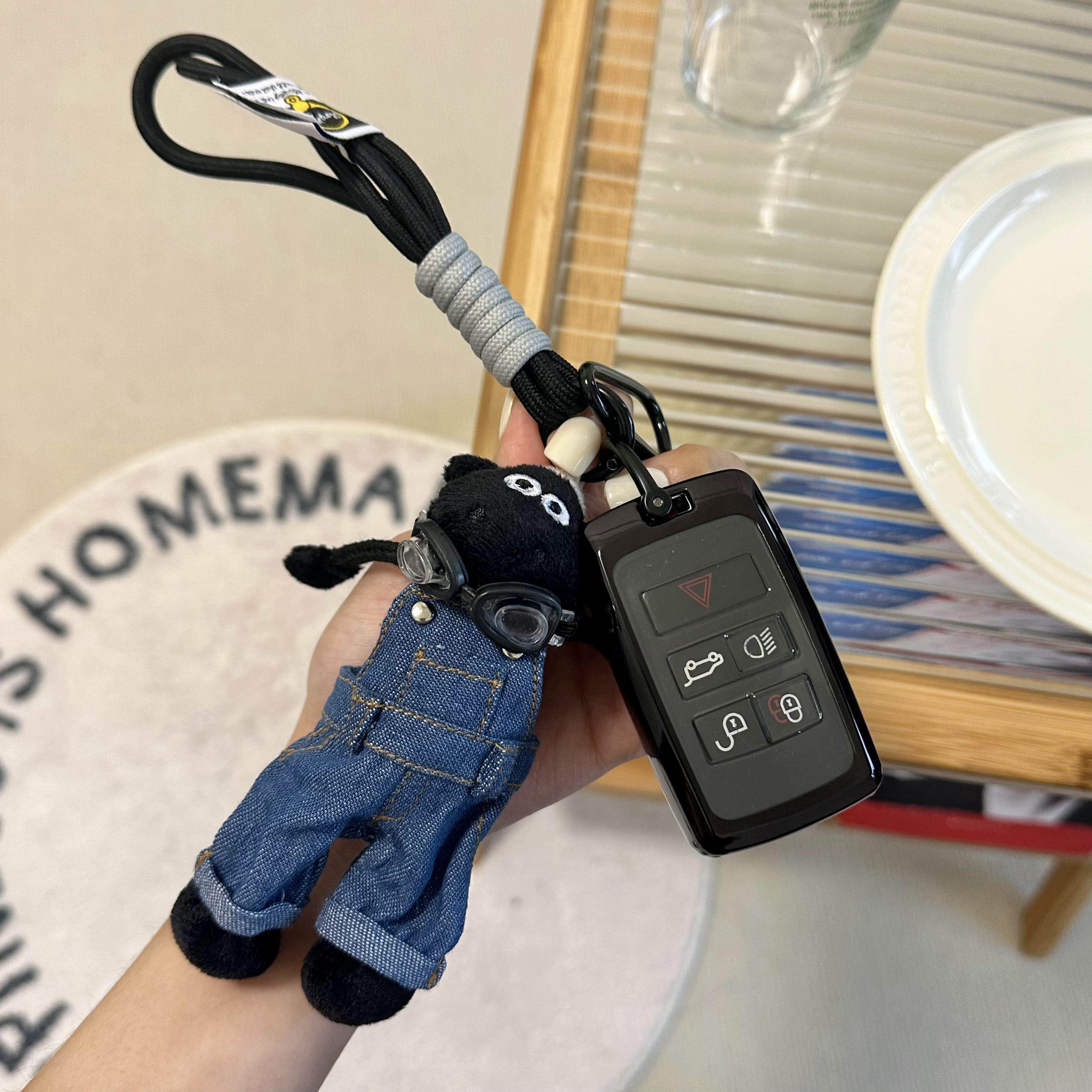 路虎车钥匙套极光卫士发现运动版扣包神行揽胜运捷豹45女士壳挂饰