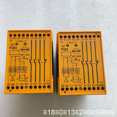 TESCH正品安全继电器F101X04 24VAC/DC