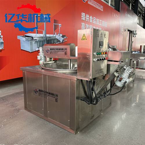牛肉干油炸锅 自动搅拌炸小鱼设备 刮渣型炸虎皮鸡爪机器
