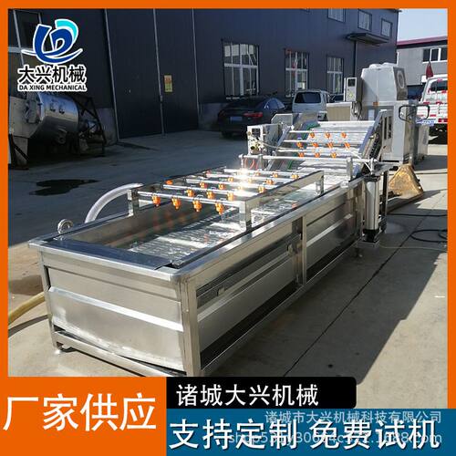 商用大型果蔬清洗流水线大型鸡爪鸭掌解冻清洗设备蘑菇木耳清洗