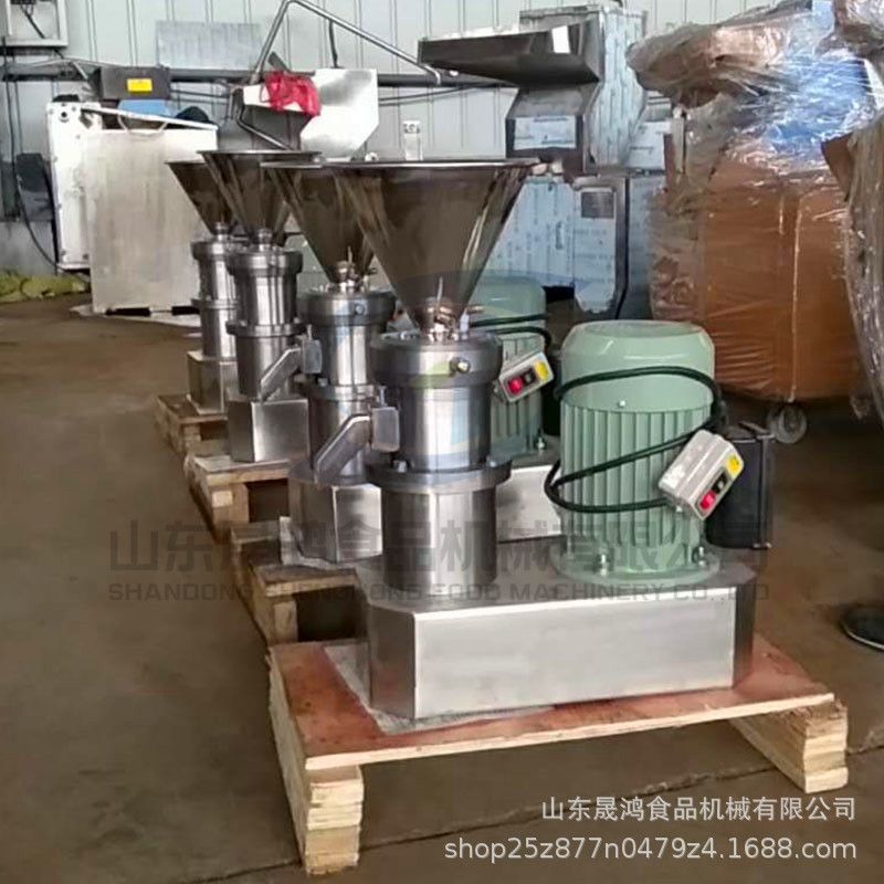 晟鸿猫粮研磨设备 花生泥研磨机 番茄酱磨浆机