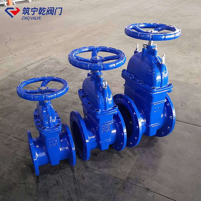 河北筑宁乾 软密封闸阀 Z45X-16Q 手动暗杆闸阀dn80 弹性座封闸阀