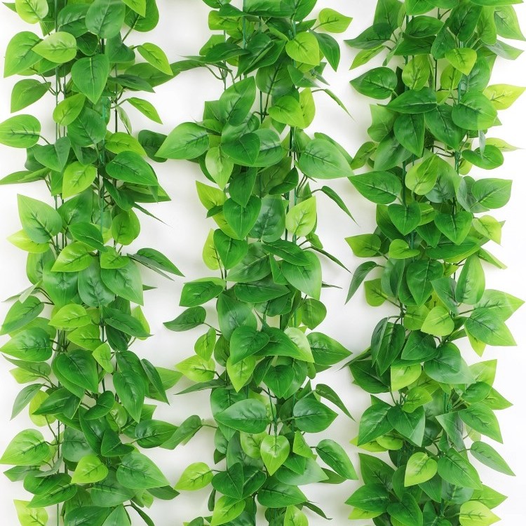 仿真藤条葡萄叶装饰假花藤蔓管道缠绕绿植吊顶树叶塑料爬山虎绿叶