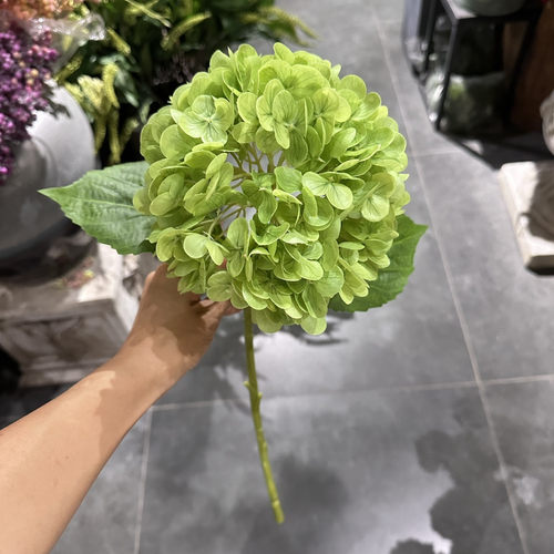 森系简约风手感保湿绣球花高级仿真花假花摆设餐桌花插花装饰摆件
