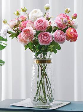 牡丹花束假花仿真花摆设