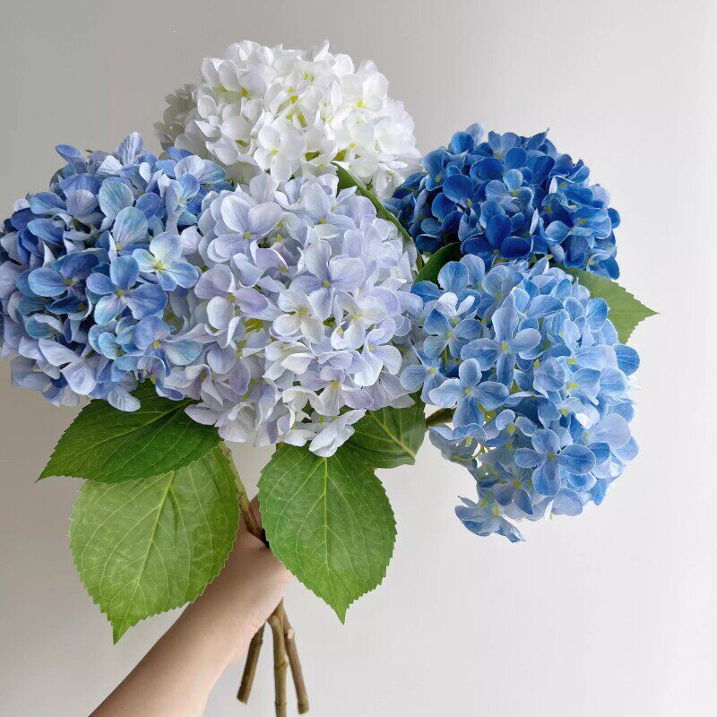 高级感3D绣球花彷真花餐