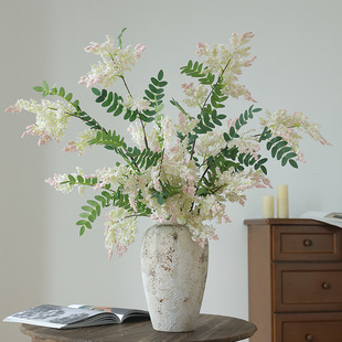 槐蕊仿真花假花摆设高级感逼真轻奢高端民宿客厅前台装饰花艺摆件