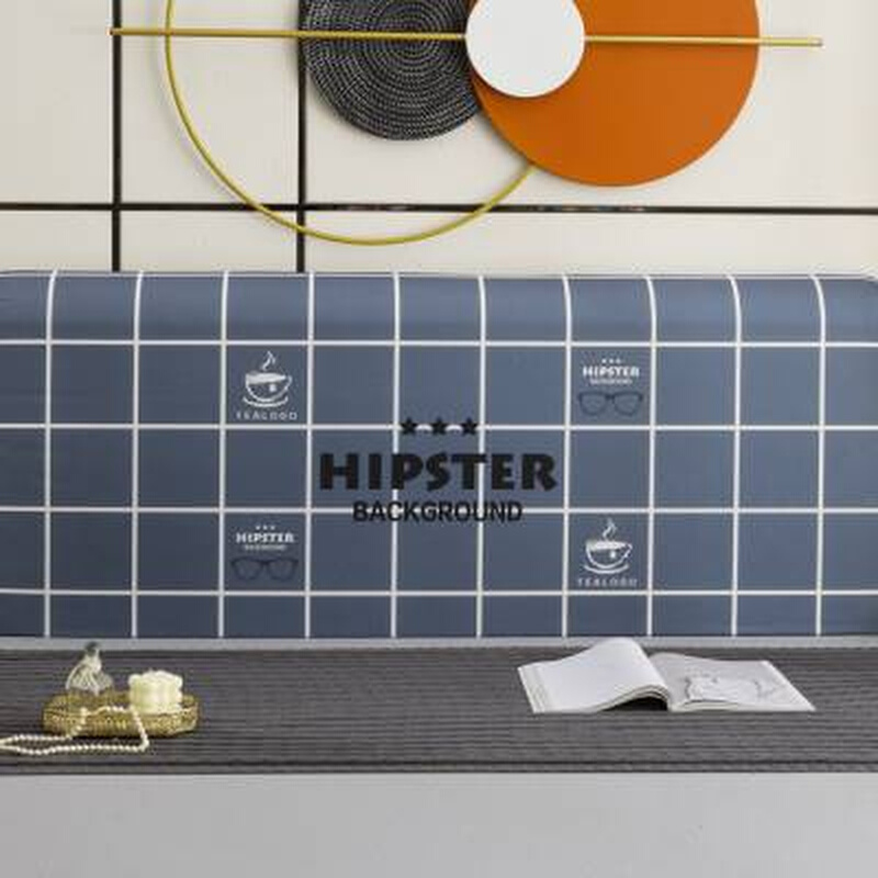 现货速发牀头靠垫海绵软包牀头板双人大靠背垫牀头T罩榻榻米自粘