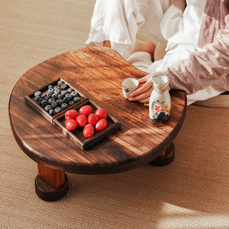 榻榻米桌子阳台小茶台实木小茶几