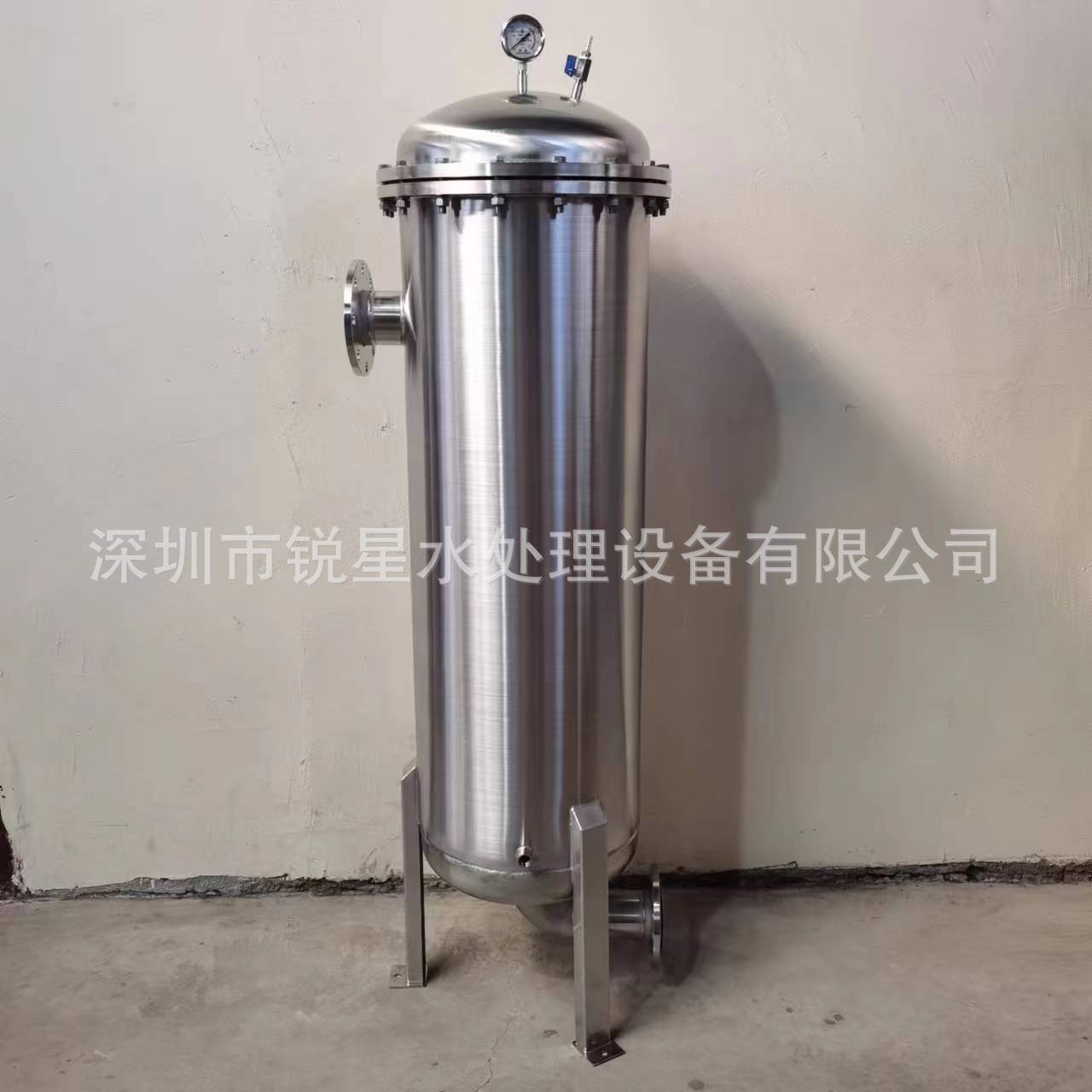 厂家316L不锈钢保安过滤器4芯大流量滤芯反渗透大通量精密过滤器
