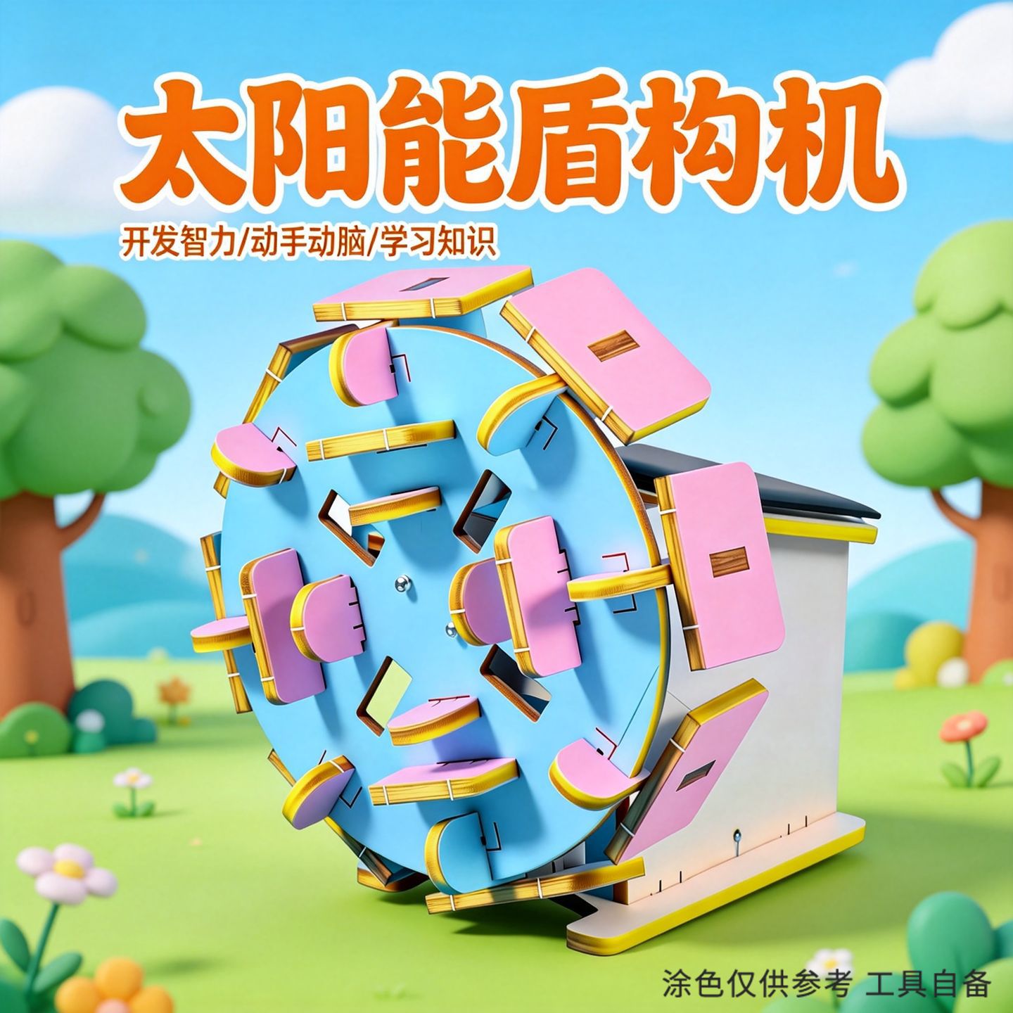 盾构机1号太阳能手工diy教具