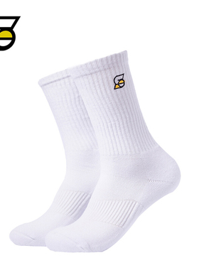 SLAMBLE男长袜潮长筒袜秋冬加厚毛巾底运动 中高筒糖果色大码袜子